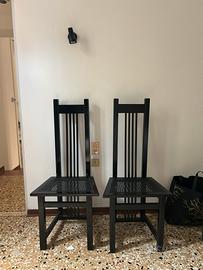 Sedie Design Anni 70 Mackintosh style