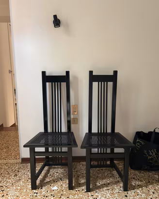Sedie Design Anni 70 Mackintosh style