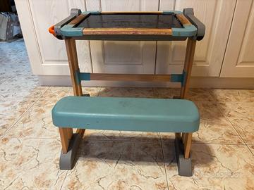 Tavolino creativo bimbi con lavagna