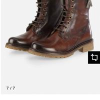 Stivaletti stringati Felmini in pelle