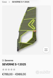 Windsurf vela Severne s1 4.6 NUOVA