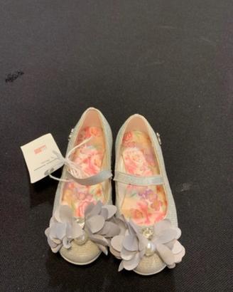 Ballerine bimba argento 24