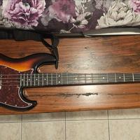 Basso elettrico Eko Sunburst + accessori