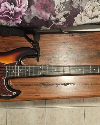 Basso elettrico Eko Sunburst + accessori