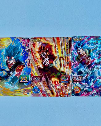 Set 3 Carte Dragonball Super Heroes Promo