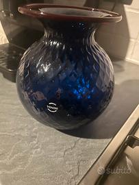 Balloton fiori VENINI blu con cornice rossa