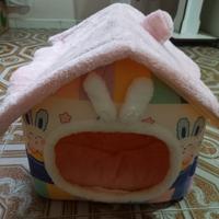 cuccia a casetta per gatti o cani piccoli