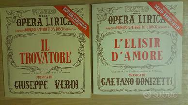 Libretti d'opera lirica con disco 