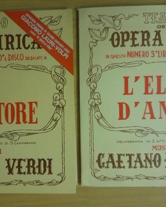 Libretti d'opera lirica con disco 