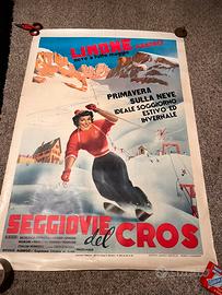 Manifesto pubblicitario vintage