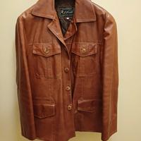 GIACCA PELLE DOPPIO PETTO UOMO LIBERTI TAGLIA S