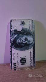 Cover iPhone 13 mini dollaro trasparente