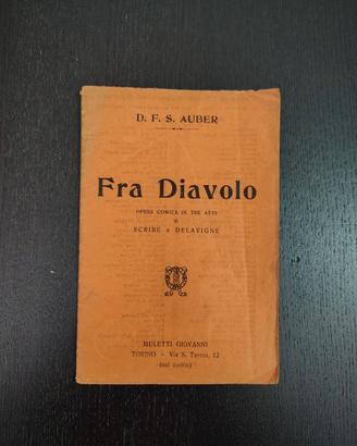 Libretto opera "Fra Diavolo"
