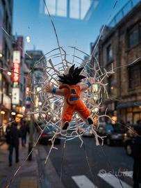 Dragonball crash decorazione muro o parete goku