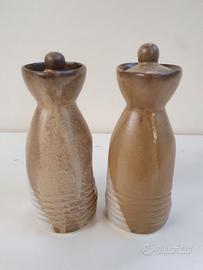 SET OLIO E ACETO PORCELLANA BICOLORE