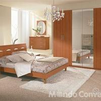 Camera da letto matrimoniale color Ciliegio