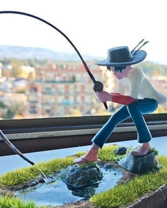 Sampei: Diorama Unico Stampato 3D (PLA) e Dipinto