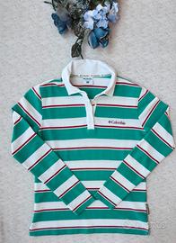 Polo-Manica Lunga-Donna-Columbia-M-a righe!
