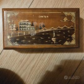 antica scatola di legno