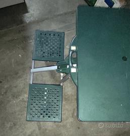 Tavolo picnic ripieghevole 