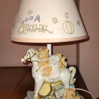 Lampada vintage per comodino bambini