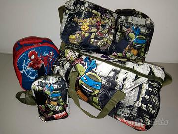 Supereroi alla riscossa! Set zaini Ninja Turtles e