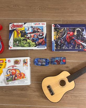 🎸🧩 LOTTO GIOCHI BAMBINI: PUZZLE MARVEL, CHITARRA