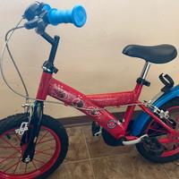 Bicicletta spiderman bambino