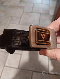 Cintura uomo coccodrillo