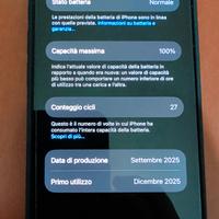 iPhone 16e 128GB  Pari al Nuovo + Cover Originale