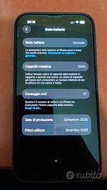 iPhone 16e 128GB  Pari al Nuovo + Cover Originale