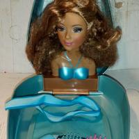 Valigetta trousse di barbie in materiale plastico
