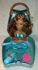 Valigetta trousse di barbie in materiale plastico