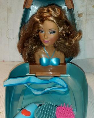 Valigetta trousse di barbie in materiale plastico