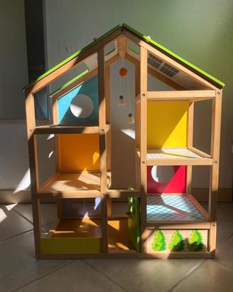 casa hape in legno per bambini