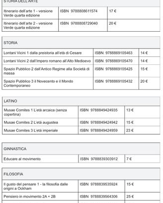 Libri scolastici