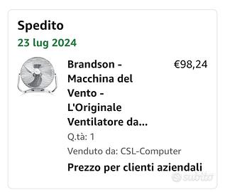 Ventilatore 57 cm, da pavimento molto potente