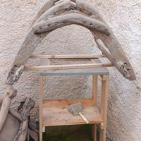 struttura di sella in legno 