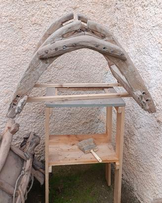 struttura di sella in legno 