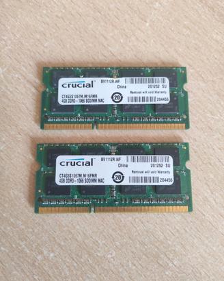 memoria sodimm ddr3