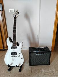 Chitarra Elettrica Schecter C6 Deluxe bianca