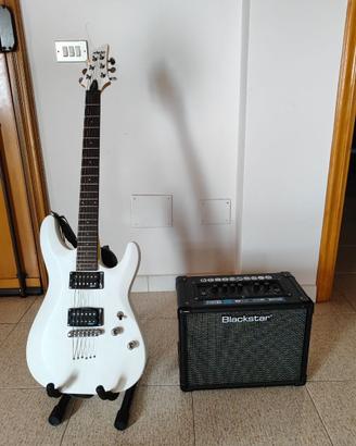Chitarra Elettrica Schecter C6 Deluxe bianca