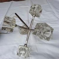 Lampada ikea isasa vintage vetro cubo ghiaccio