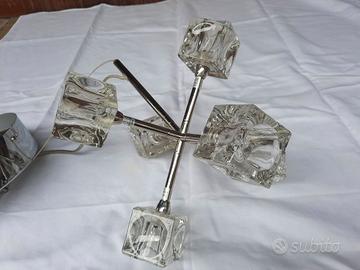 Lampada ikea isasa vintage vetro cubo ghiaccio