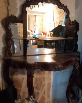 Specchiera antica da restaurare