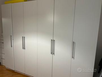 Pax ikea 300x240 6 ante con cassetti