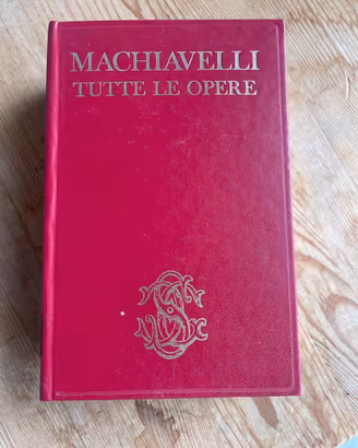Machiavelli Sansoni Tutte le opere raro