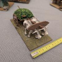 statuine presepe vintage natale (carro buoi)