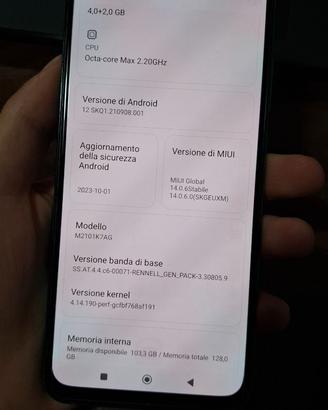 Xiaomi Redmi Note 10 verde 128GB VEDI FOTO