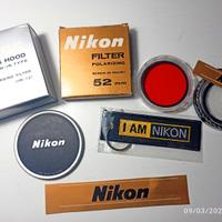 NIKON - NIKKOR accessori orig. -filtri - microfono